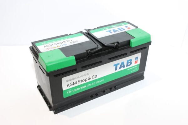 מפרט טכני עבור מצבר 105 אמפר אירופאי ימין STOP&START AGM